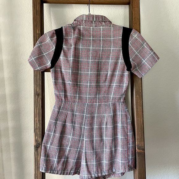 Valfre ‘cerezas’ plaid cherry romper - Picture 2 of 4